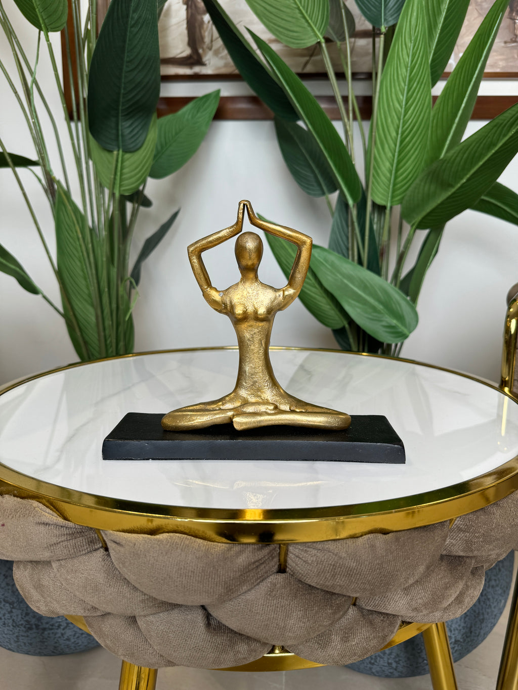 Petite Sculpture "Namaste" Dorée