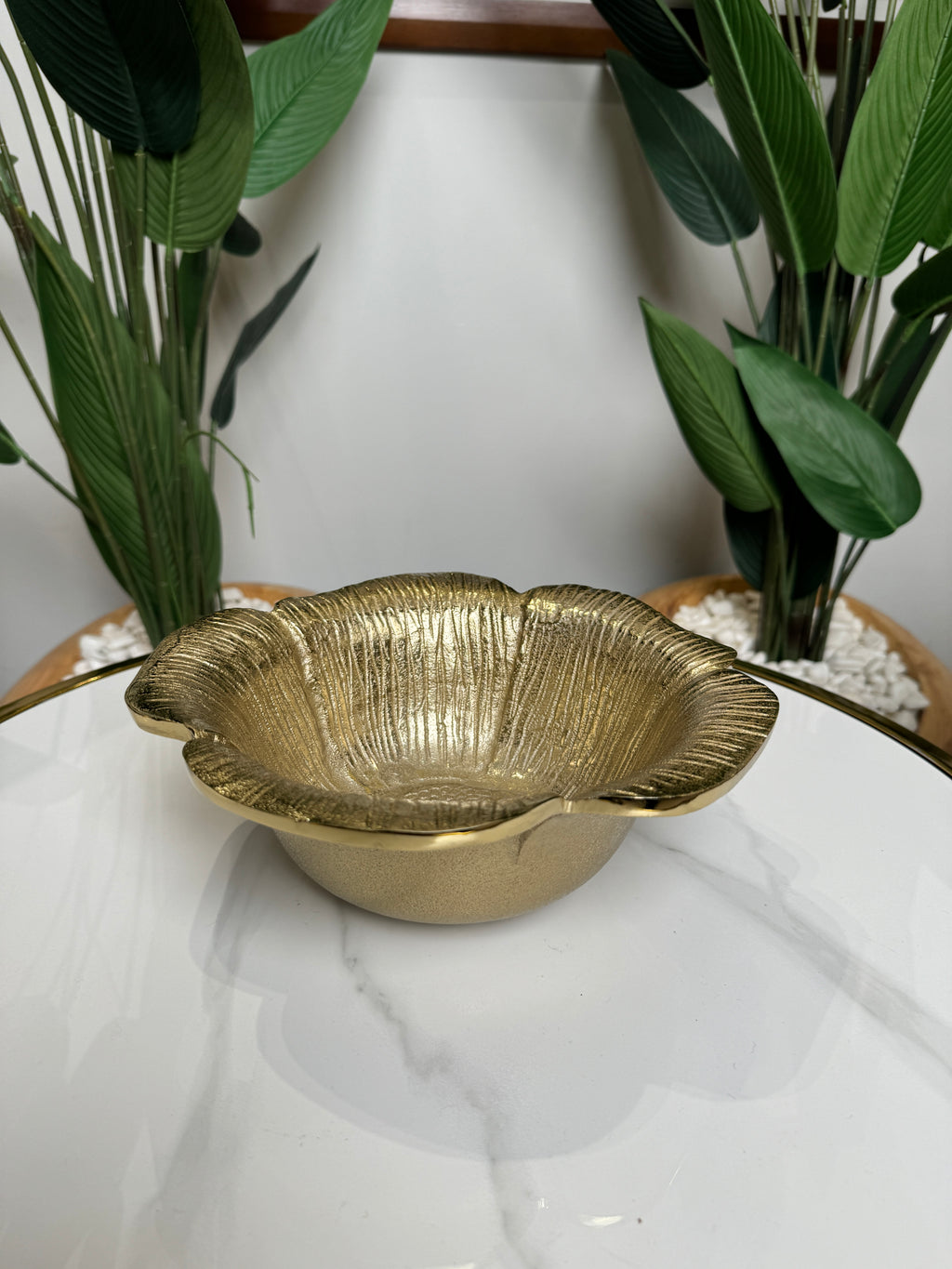 Coupe fleur Dorée