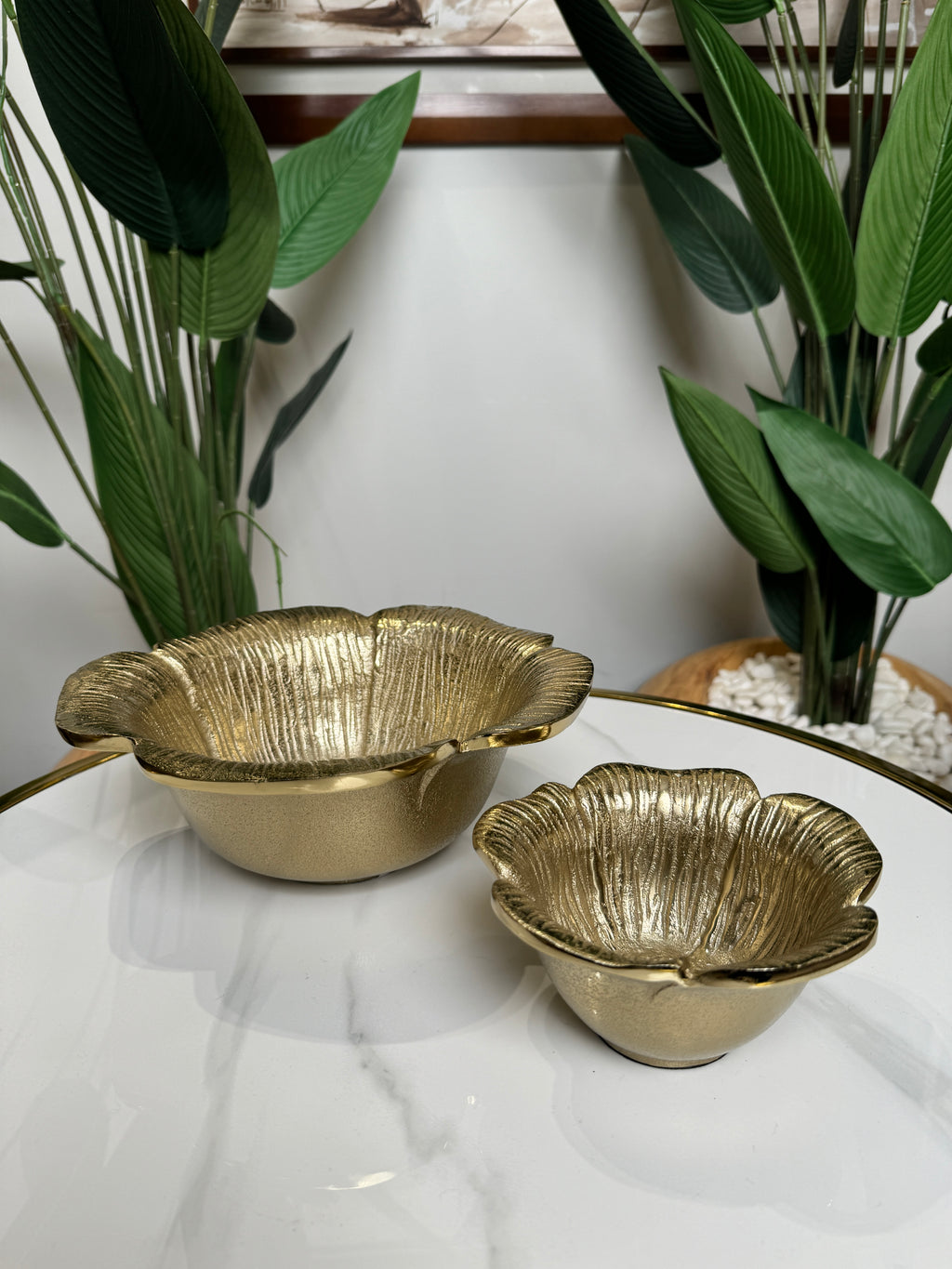 Coupe fleur Dorée