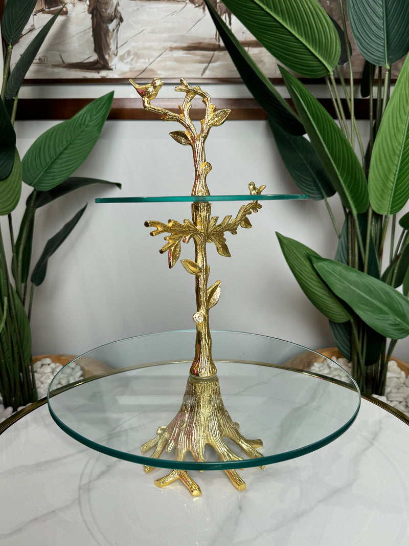 Présentoir Oiseaux d’Or 🕊️👑