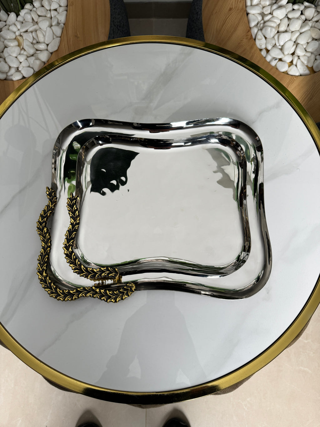 Plateaux Impériaux Chrome ✨